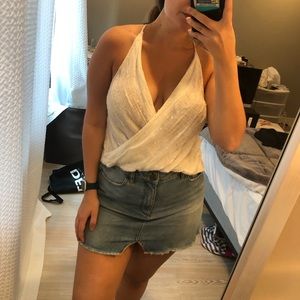 Urban Outfitters Silence&Noise boho surplice tank